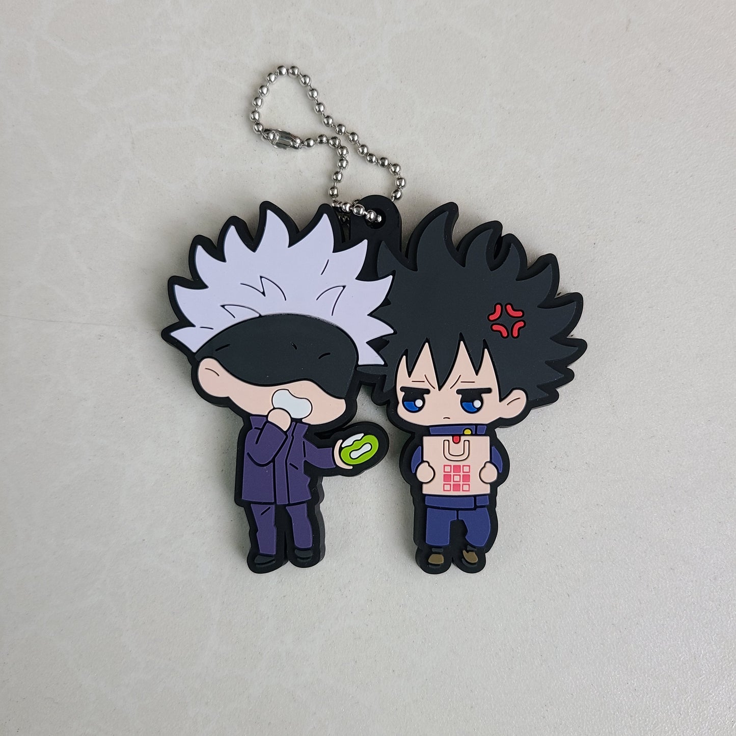 Ballchain de goma Gojo x Fushiguro
