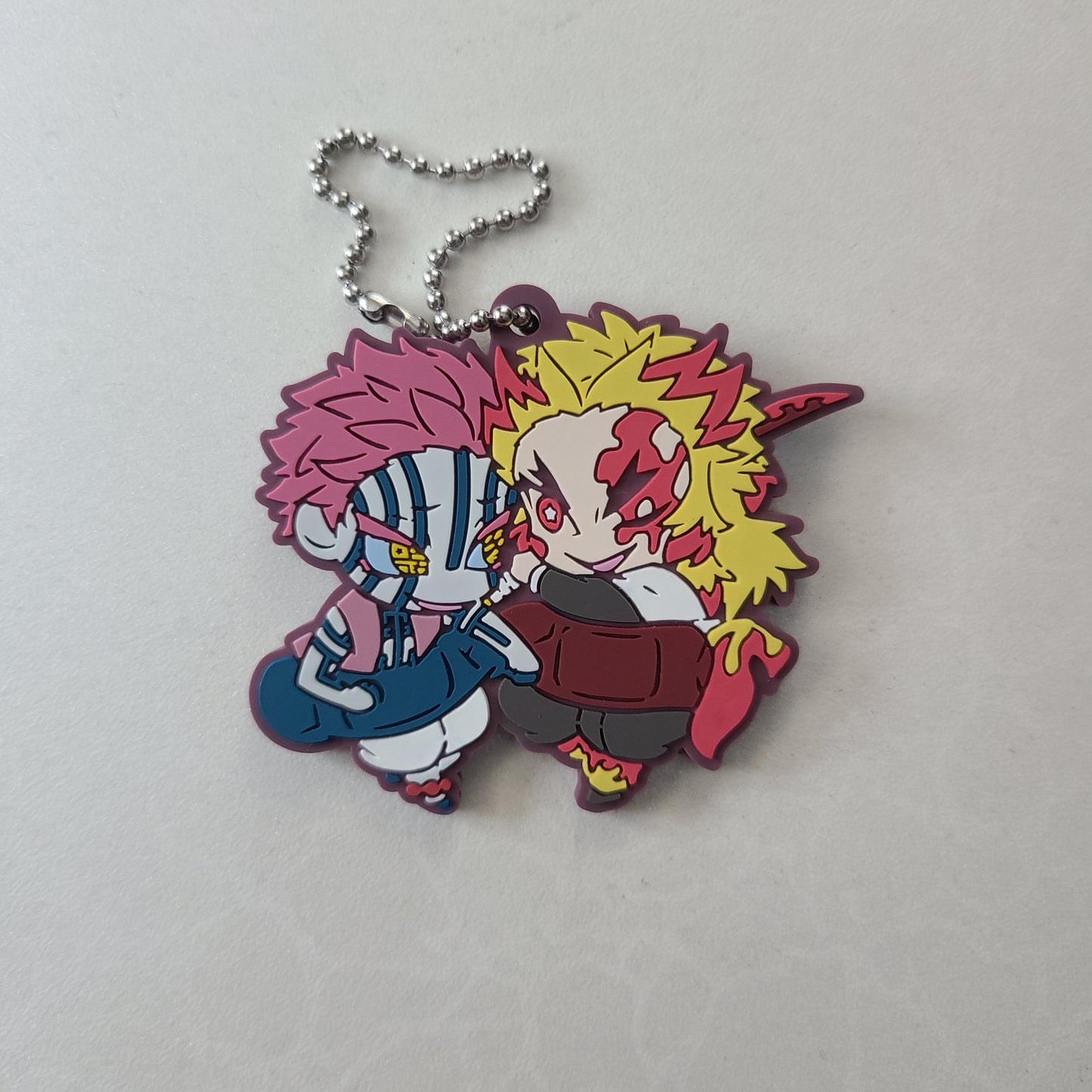 Ballchain de goma Rengoku & Akaza