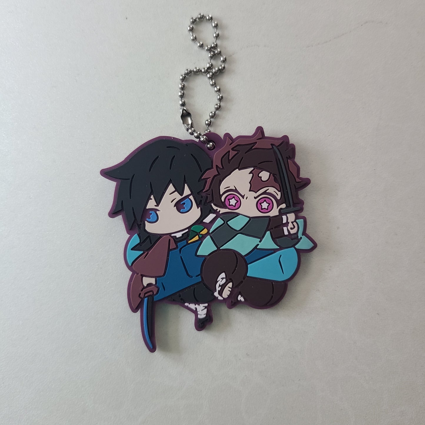 Ballchain de goma Tanjiro & Tomioka