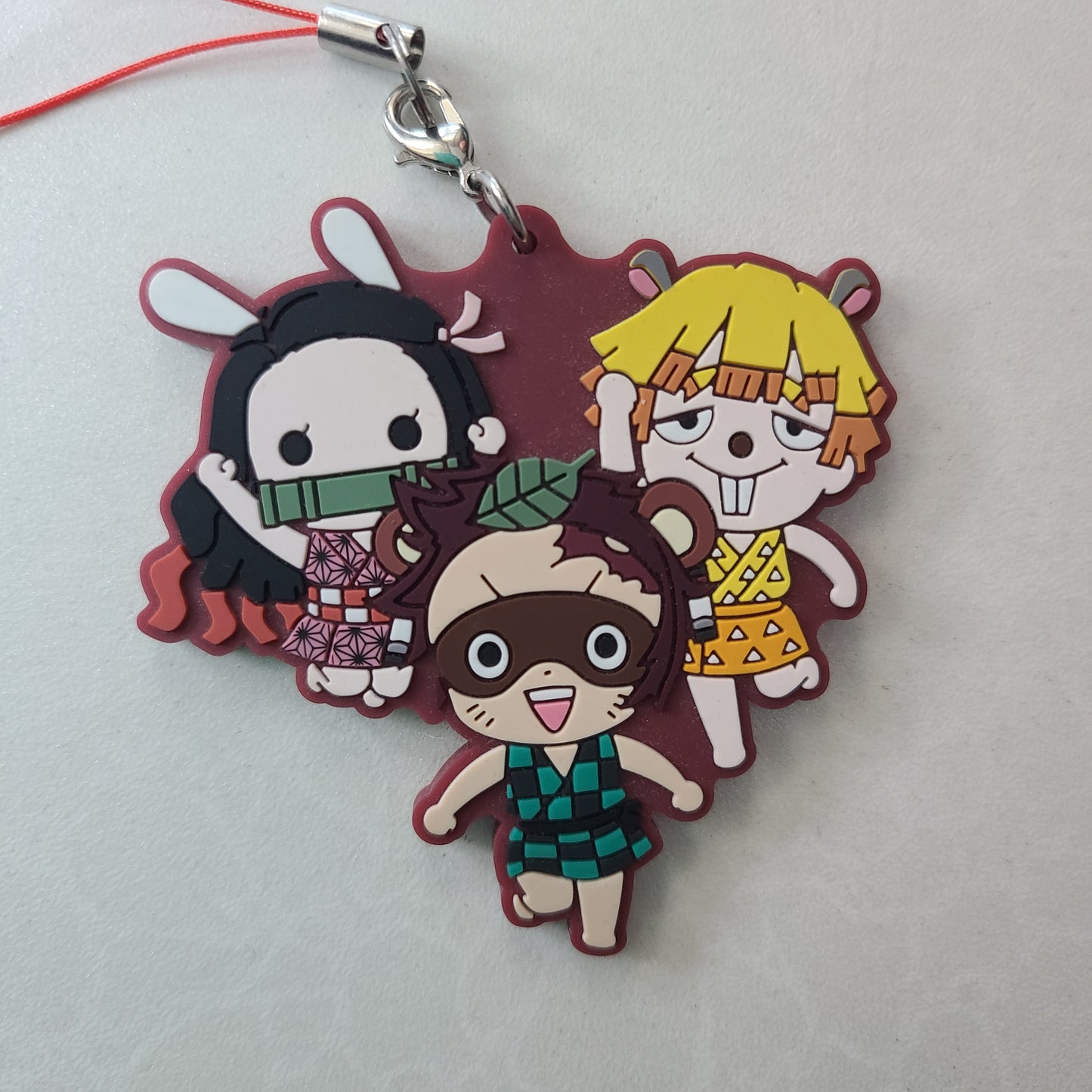 Strap de goma Nezuko, Tanjiro & Zenitsu