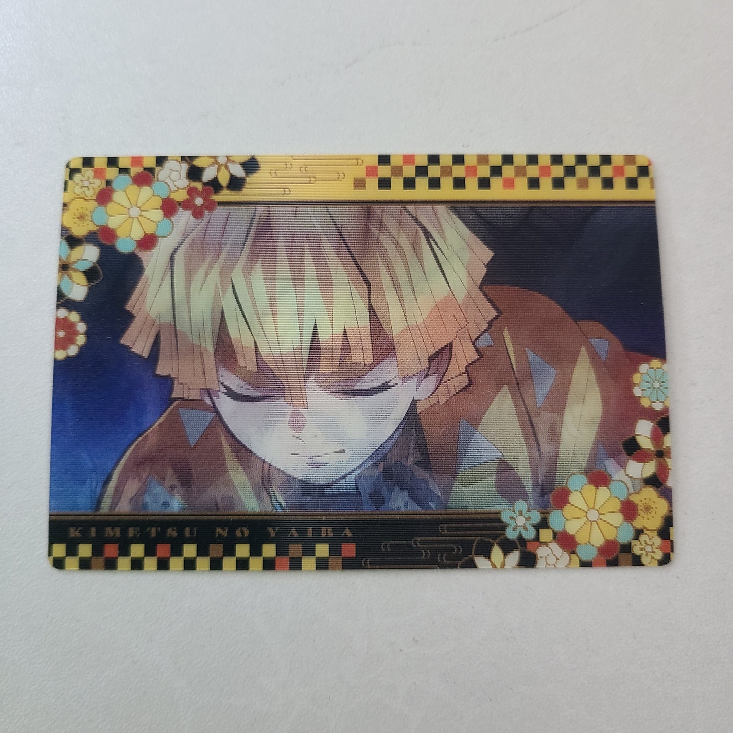 Tarjeta 3D Zenitsu Agatsuma
