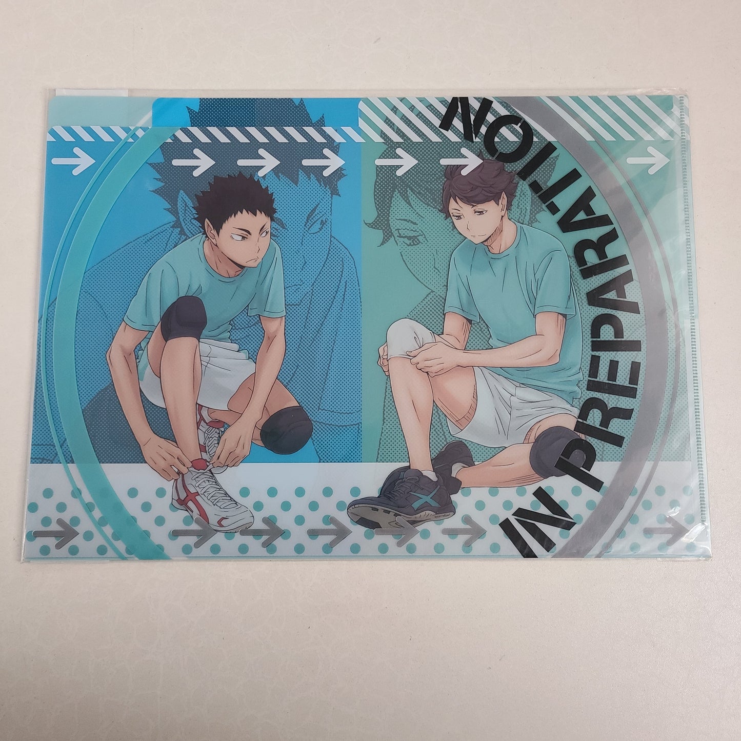 Carpeta de tres bolsillos Oikawa & Iwaizumi