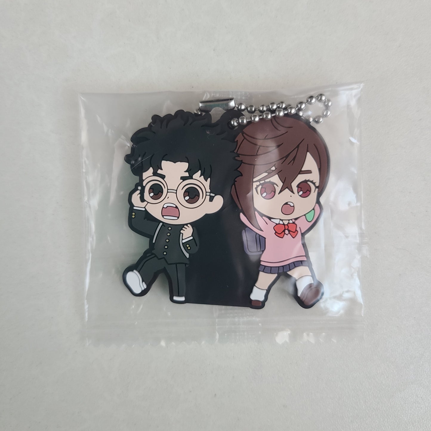 Ballchain de goma Okarun x Momo