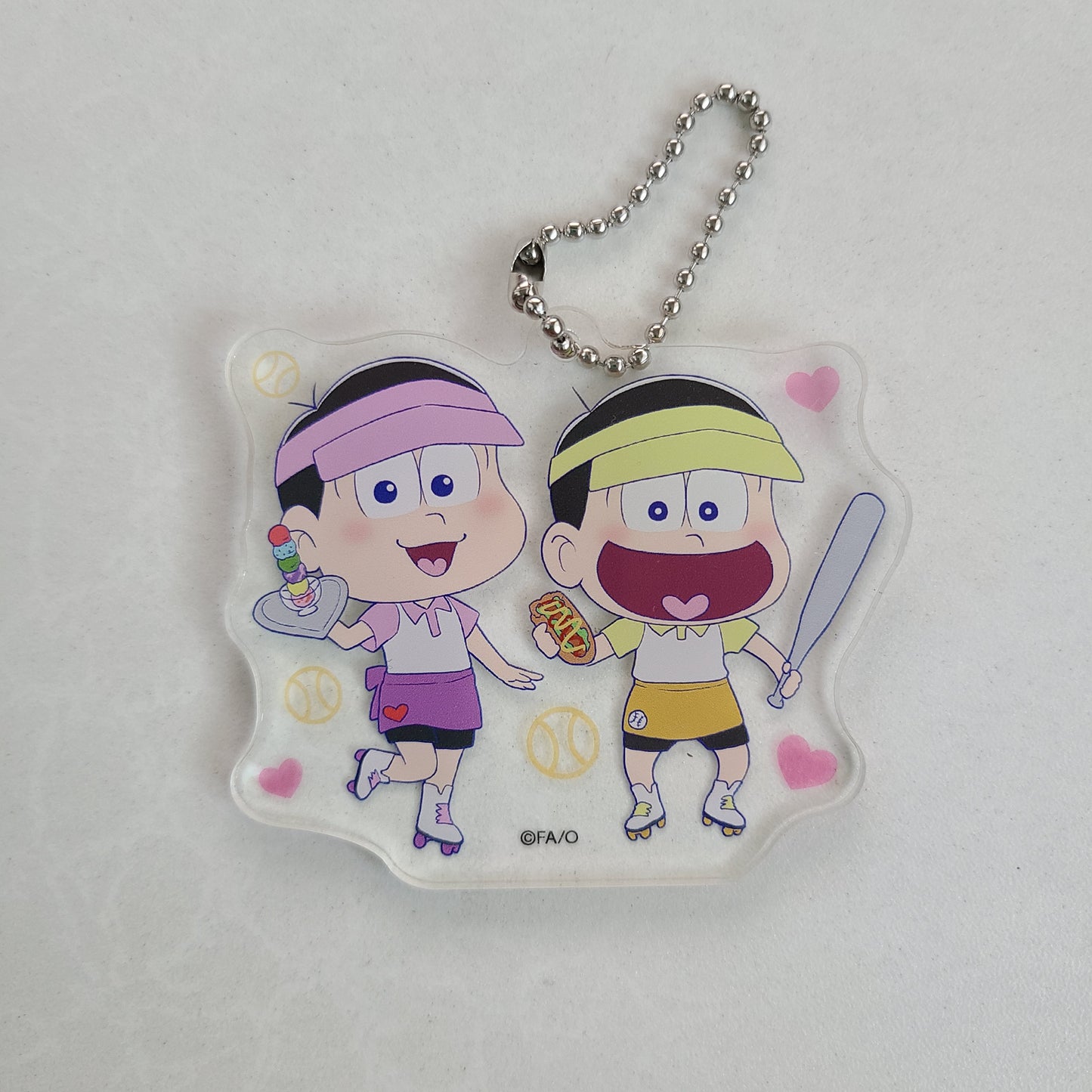 Ballchain acrílico Todomatsu x Jyushimatsu