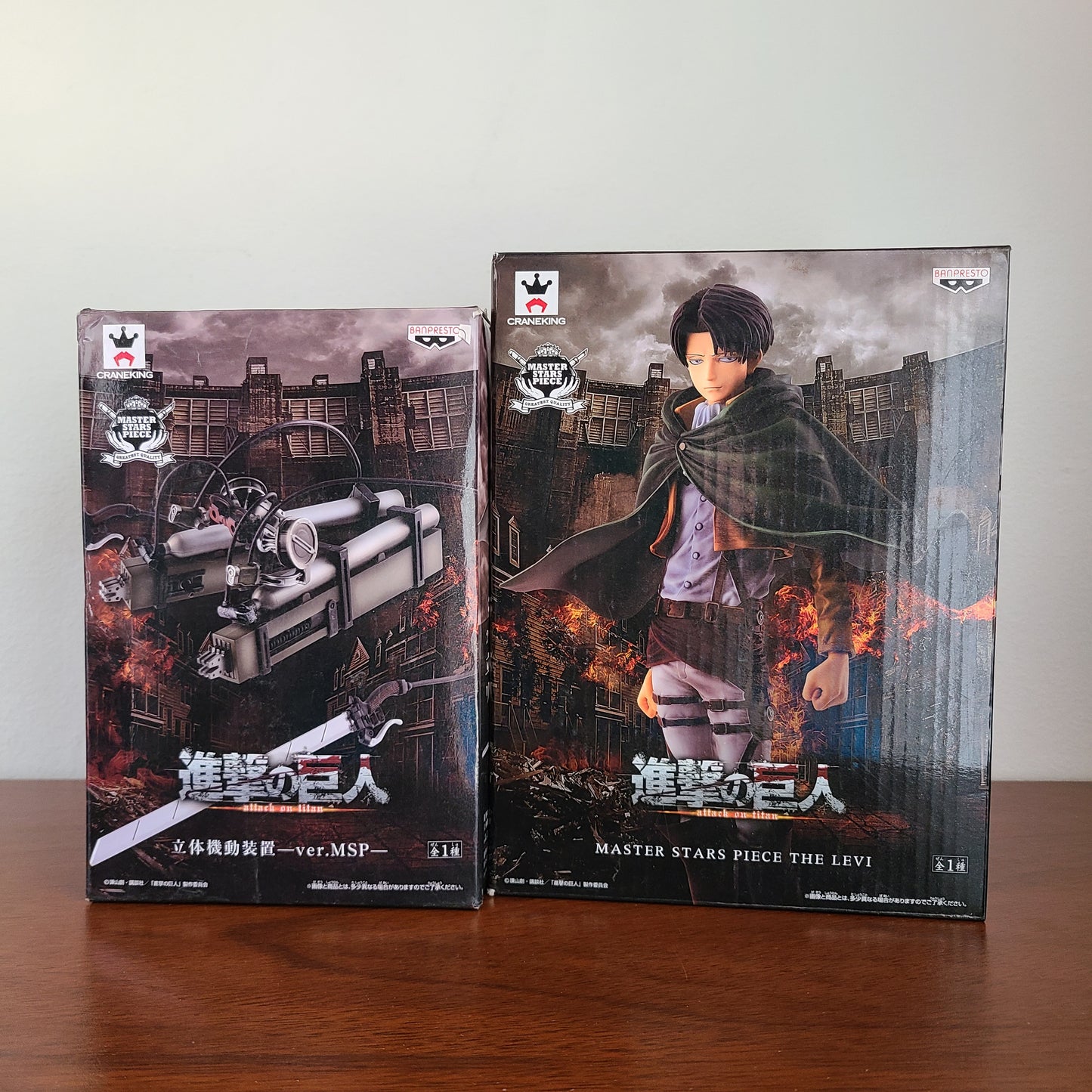 LEVI MASTER STARS PIECE + EQUIPO DE MANIOBRAS (BANPRESTO)