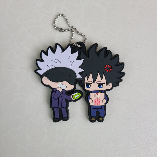 Ballchain de goma Gojo x Fushiguro