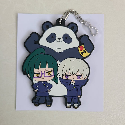 Ballchain de goma Panda x Maki x Toge