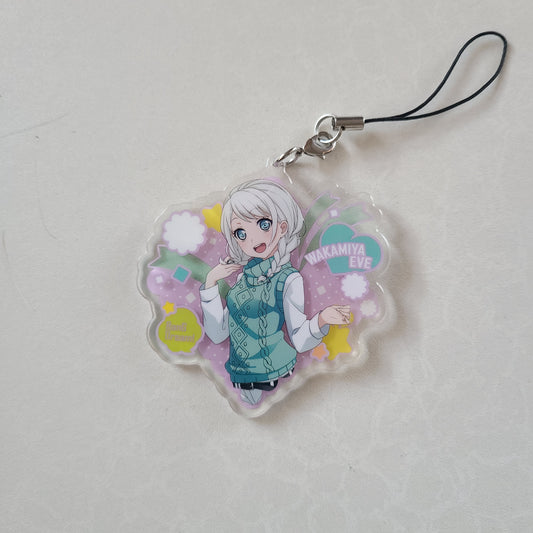 Strap acrílico Eve Wakamiya