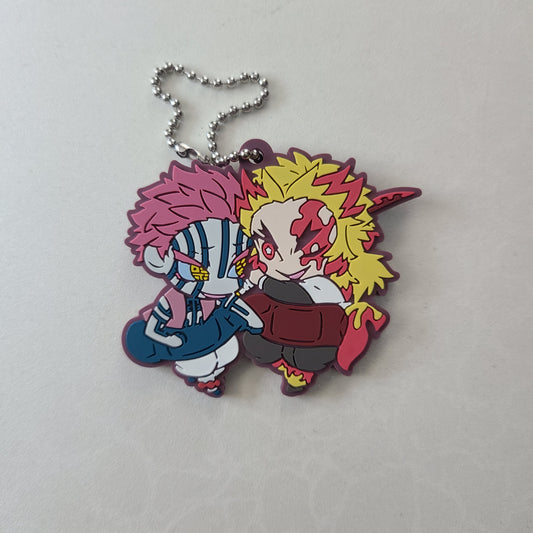 Ballchain de goma Rengoku & Akaza