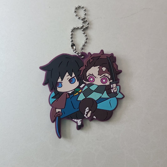 Ballchain de goma Tanjiro & Tomioka