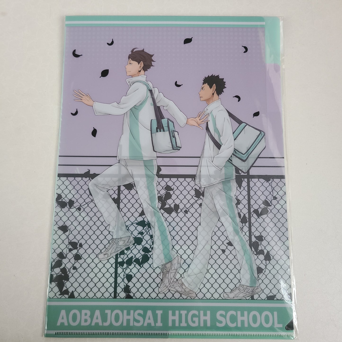 Carpeta de tres bolsillos Oikawa & Iwaizumi