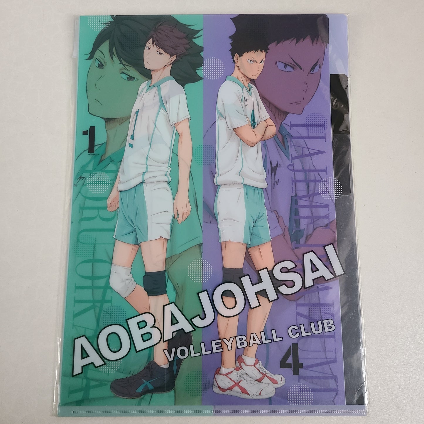 Carpeta de tres bolsillos Oikawa & Iwaizumi
