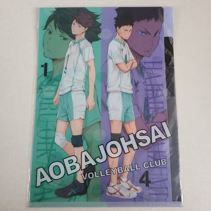 Carpeta de tres bolsillos Oikawa & Iwaizumi