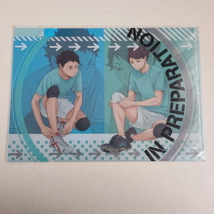 Carpeta de tres bolsillos Oikawa & Iwaizumi