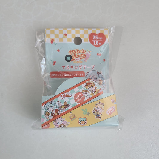 Washi tape Miku's Dinner