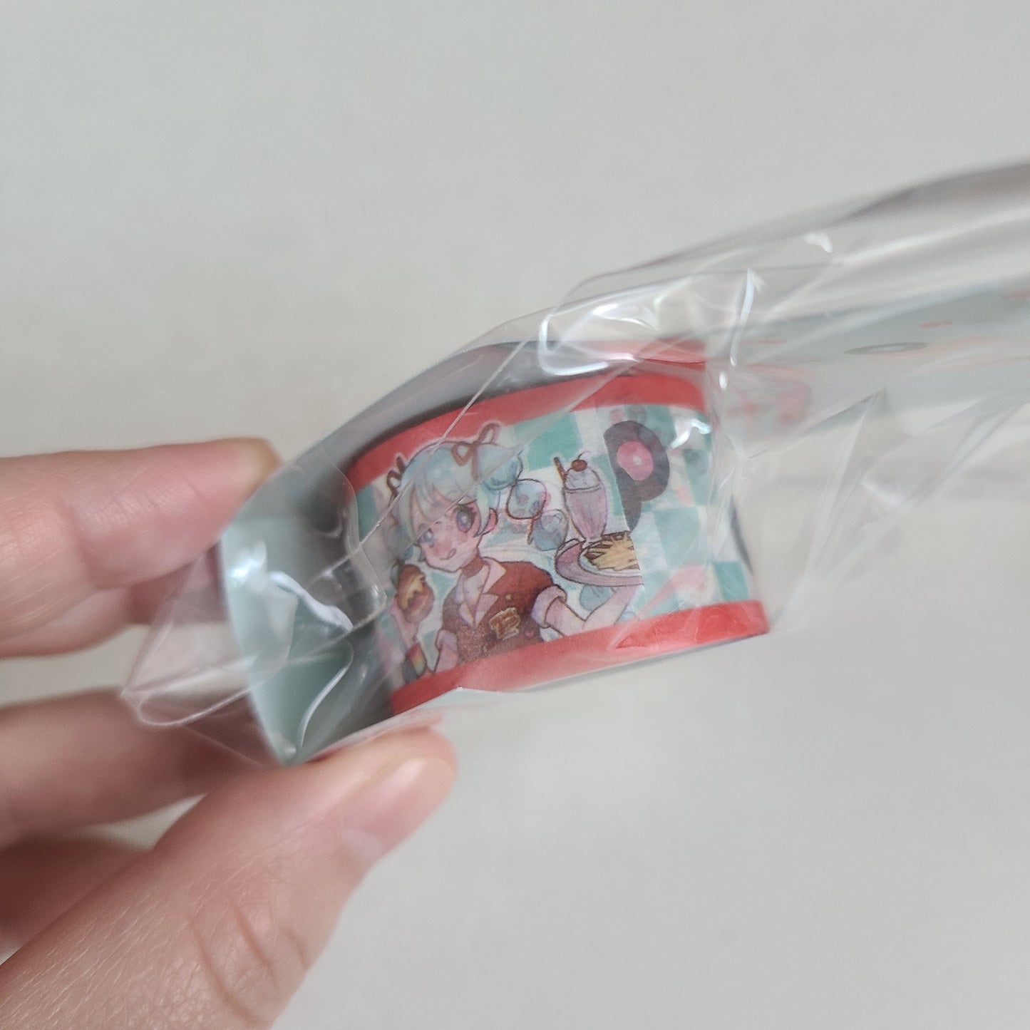 Washi tape Miku's Dinner