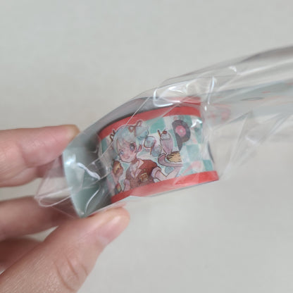 Washi tape Miku's Dinner