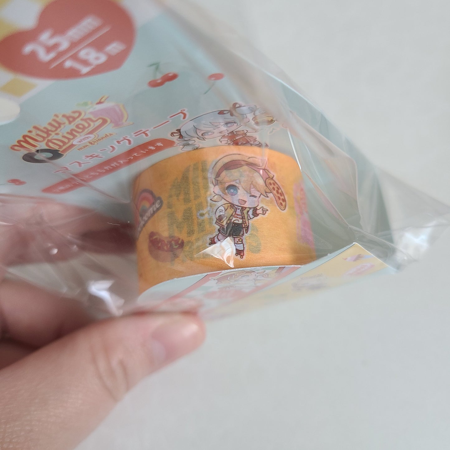 Washi tape Miku's Dinner