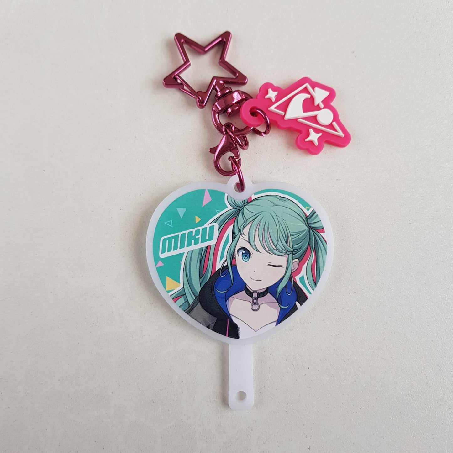 Colgante Uchiwa Hatsune Miku street sekai