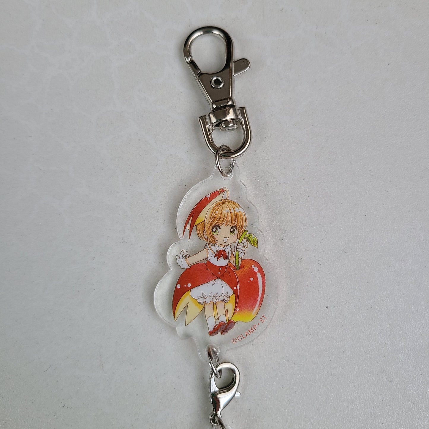 Colgante acrílico Sakura x Syaoran x Kero