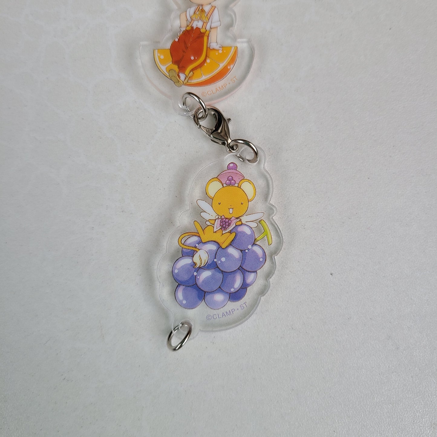 Colgante acrílico Sakura x Syaoran x Kero