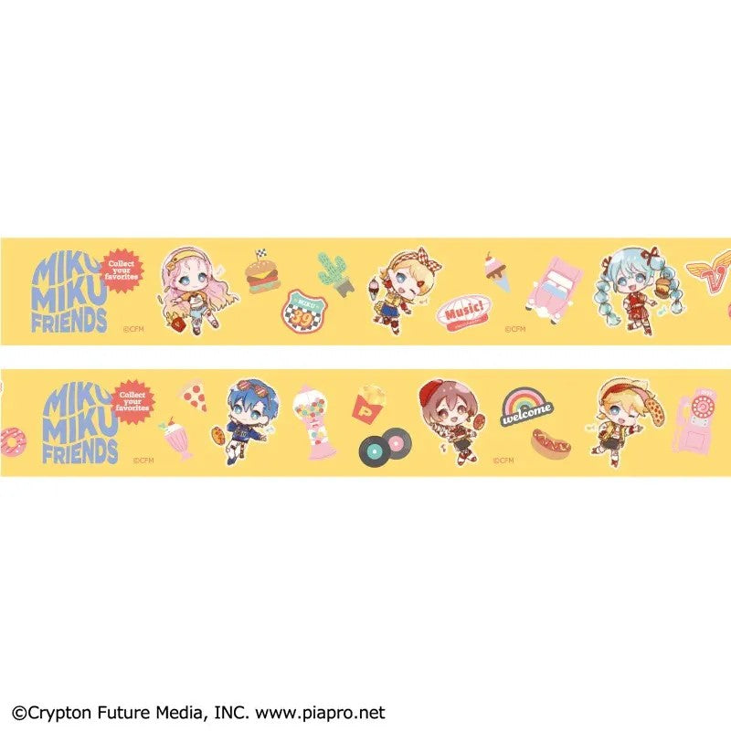 Washi tape Miku's Dinner