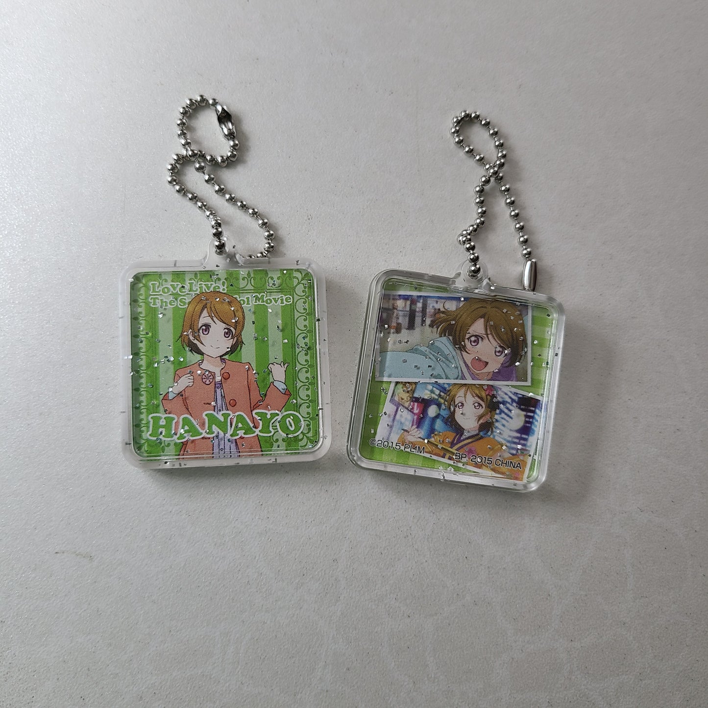 Set de ballchain acrílicos Hanayo Koizumi