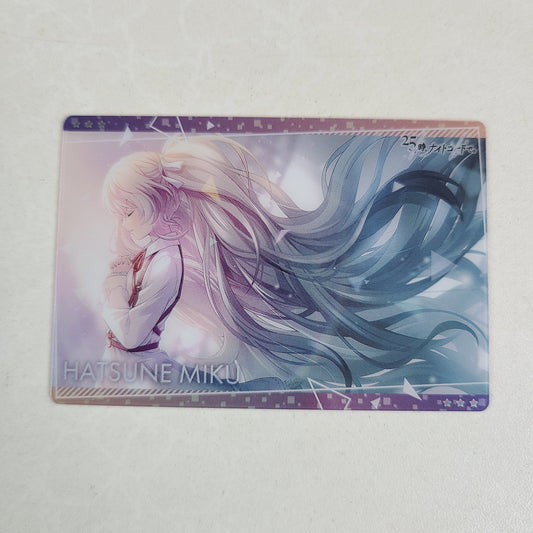 Tarjeta Hatsune Miku versión Empty Sekai