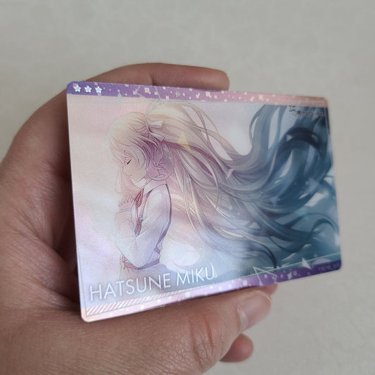 Tarjeta Hatsune Miku versión Empty Sekai