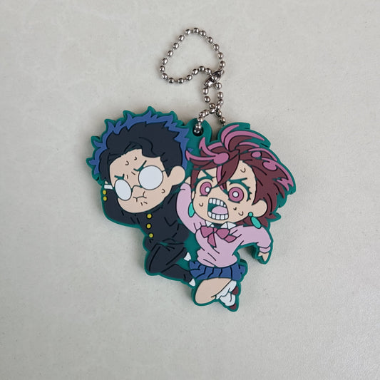 Ballchain de goma Okarun x Momo